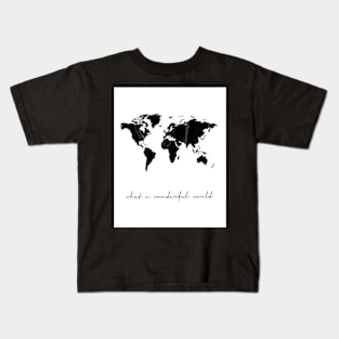 World map print, Scandinavian, Nordic, Marble, Fashion print, Scandinavian art, Modern art, Wall art, Print, Minimalistic, Modern Kids T-Shirt